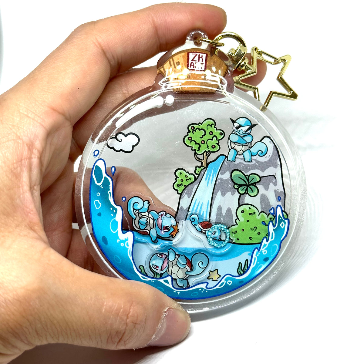 3D Water bottle charm keychain – Mystic Molds And More