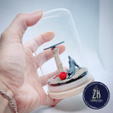 Cat and Scratching Post (B)