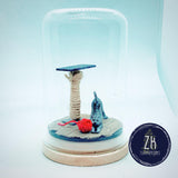 Cat and Scratching Post (B)