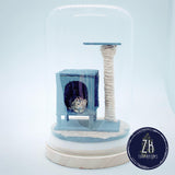 Cat and Scratching Post (E)