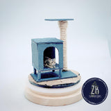 Cat and Scratching Post (E)