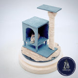 Cat and Scratching Post (E)